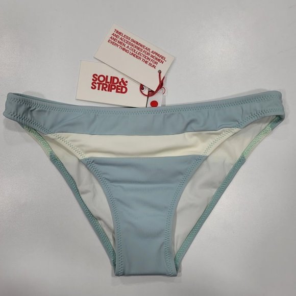 Solid & Striped Brooke Bikini Bottom in Sky Size XS - Picture 2 of 8